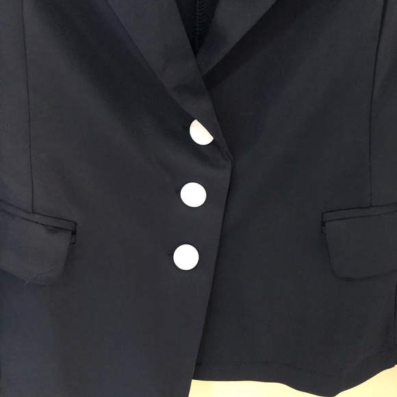 Navy asymmetrical blazer - Picture 7 of 8